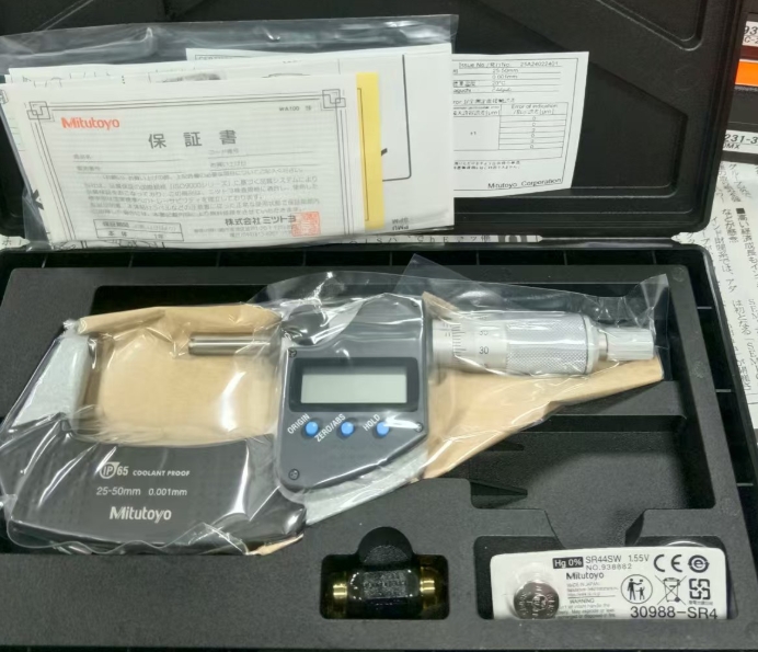 日本Mitutoyo三丰25-50mm数显外径千分尺293-241-30
