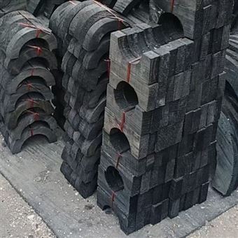 木哈夫U型鐵卡 防腐木支架  雙螺栓管夾