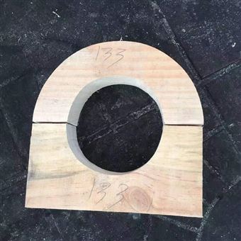 橡塑墊木 聚氨酯管托 塑料管夾