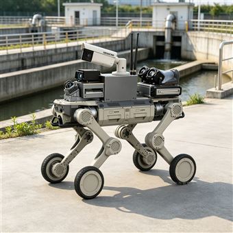 OSEN-SW-M1泵站水厂声学成像设备异响检测机器狗