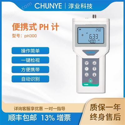 PH300淳業儀表便攜式PH計