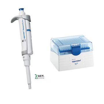 艾本德可調(diào)量程單道移液器100µL-1000µL藍色