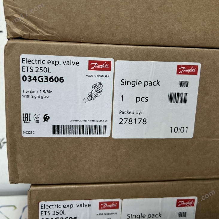 Danfoss丹佛斯電子膨脹閥034G3606
