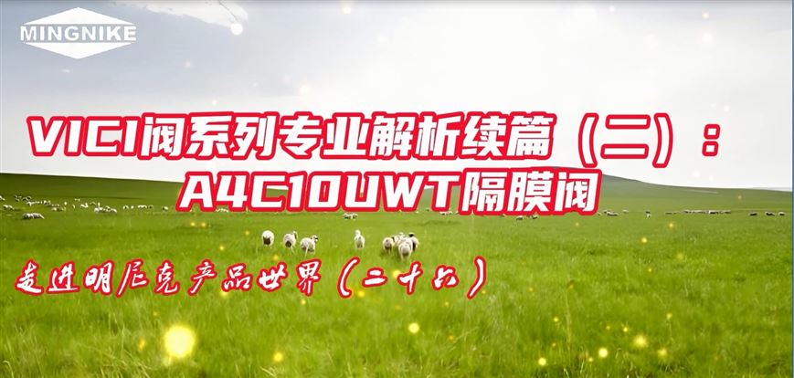 VICI閥系列專業(yè)解析續(xù)篇（二）：A4C10UWT隔膜閥