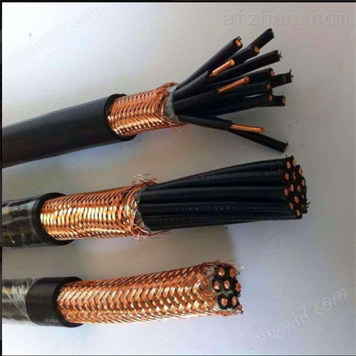 塑料绝缘控制电缆KVVRP4×1.0屏蔽控制软电缆