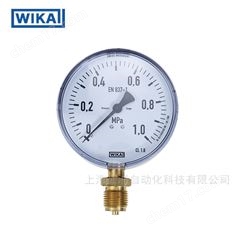 波登管壓力表111.10.100黑鋼外殼威卡WIKA