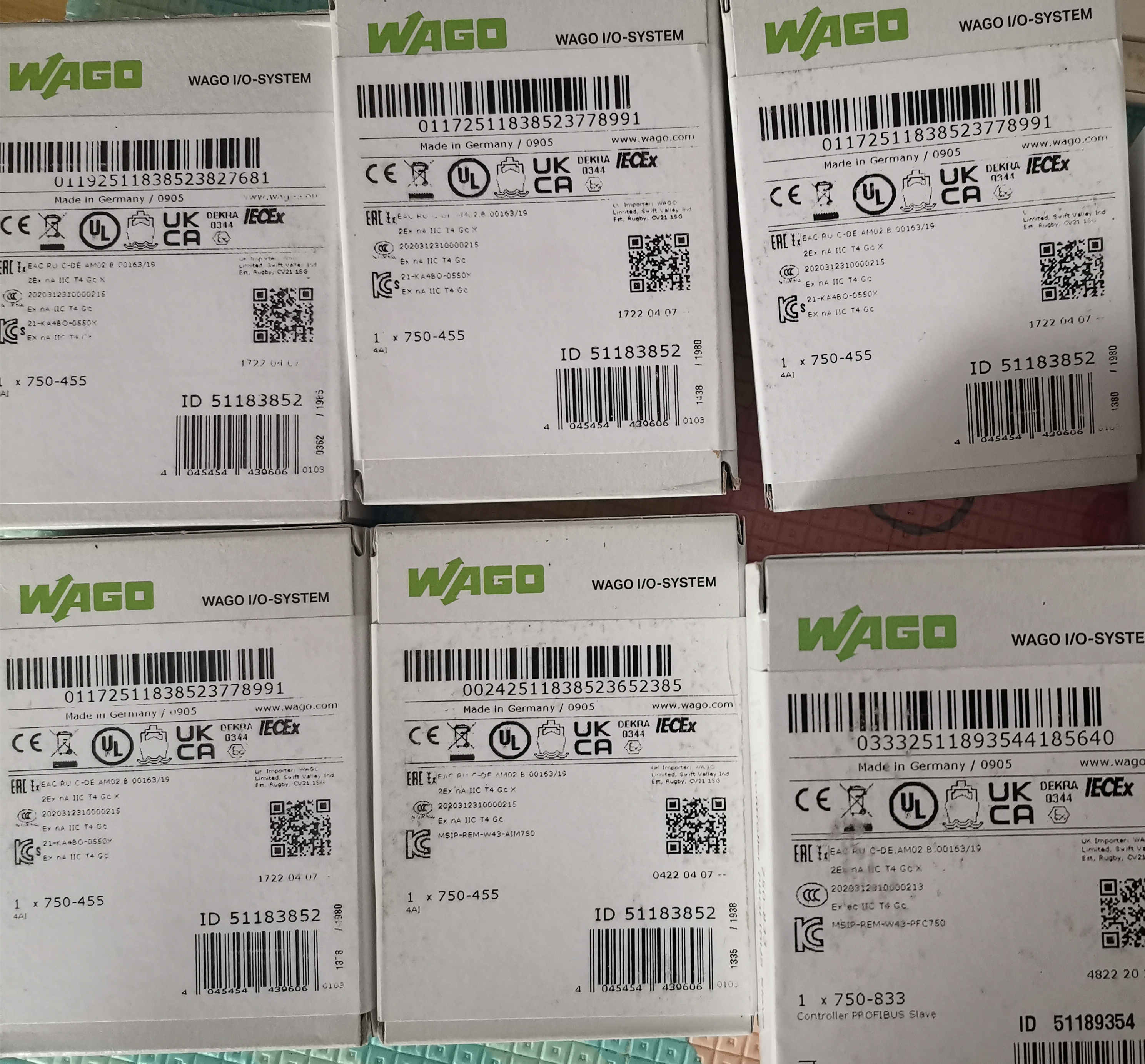 750-454萬可750-455模擬量模塊