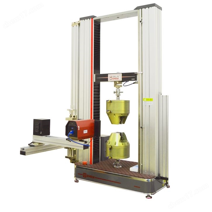 非接觸視頻引伸計萬能拉力機氣動拉伸夾具