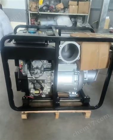 推車式防汛8寸柴油排澇水泵
