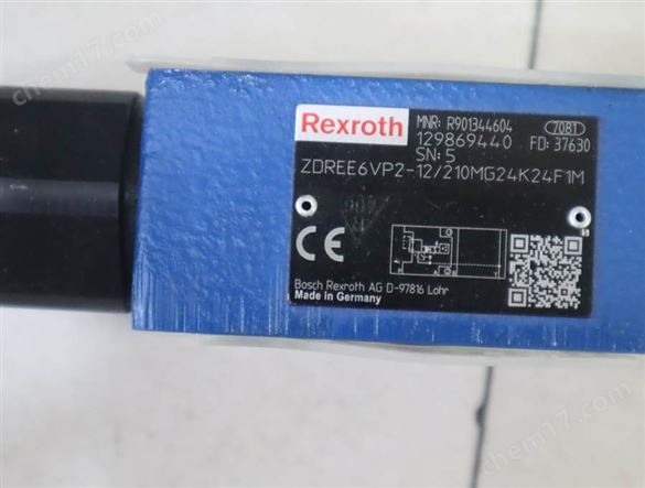 ZDREE6VP2-12/210MG24K24F1M R901344604 力士樂REXROTH比例閥