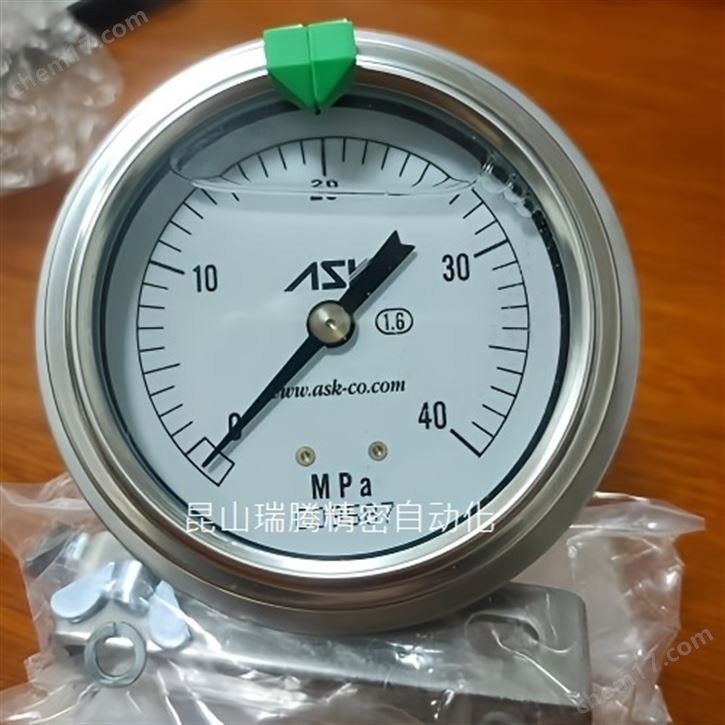 日本ASK注油壓力表OPG-DT-G1/4-60x40MPa-B