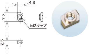 安装后螺母“MPK-620-1”的尺寸