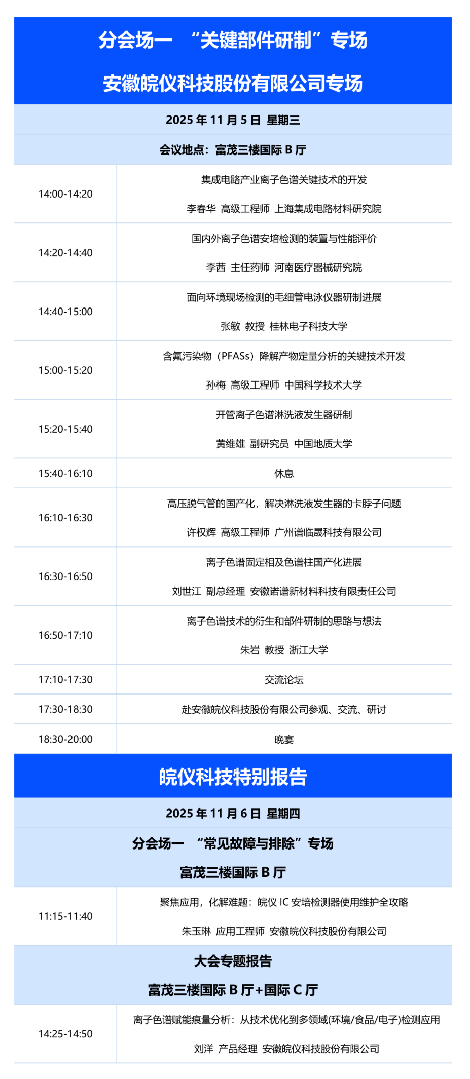 皖儀科技邀您蒞臨第十九屆全國(guó)離子色譜學(xué)術(shù)報(bào)告會(huì)