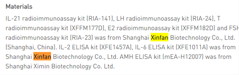 image.png 信帆生物:白细胞介素2和6elisa试剂盒获得SCI文献支持