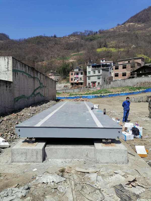 100吨电子地磅如何调试重量