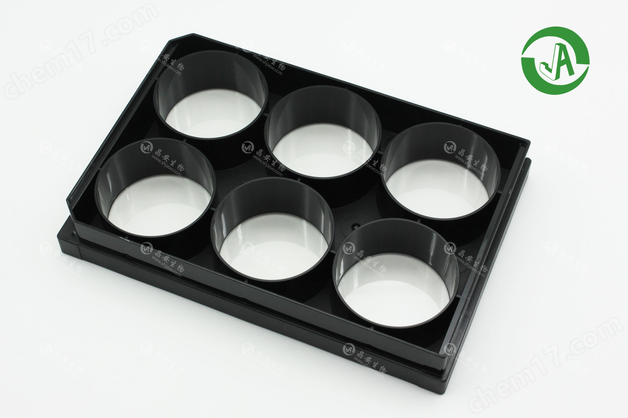 晶安生物96孔黑色避光玻璃底細(xì)胞培養(yǎng)板