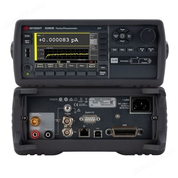 是德科技Keysight B2983B飛安計/皮安計