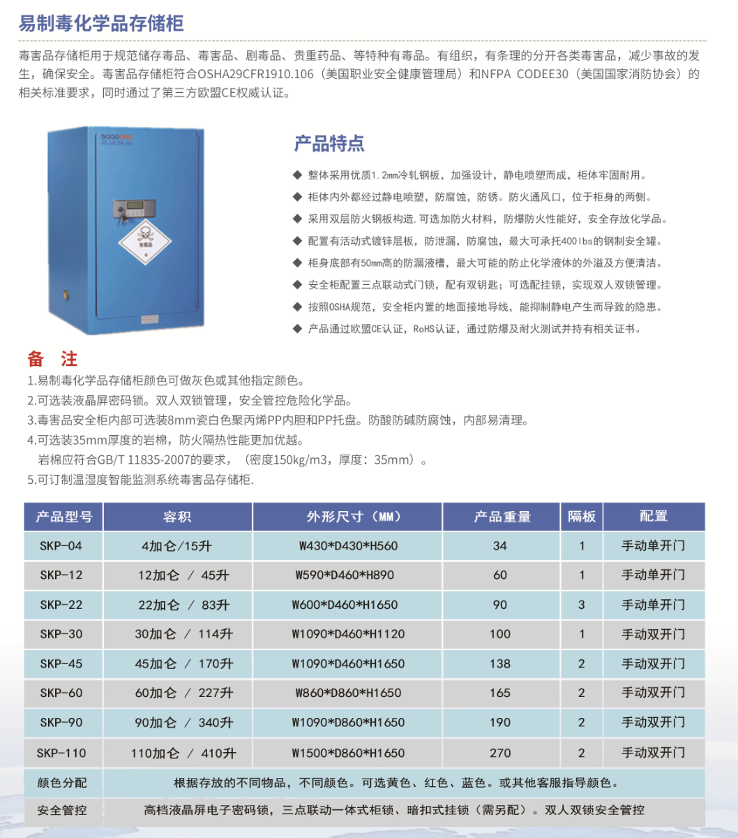 毒害存儲柜  安全柜