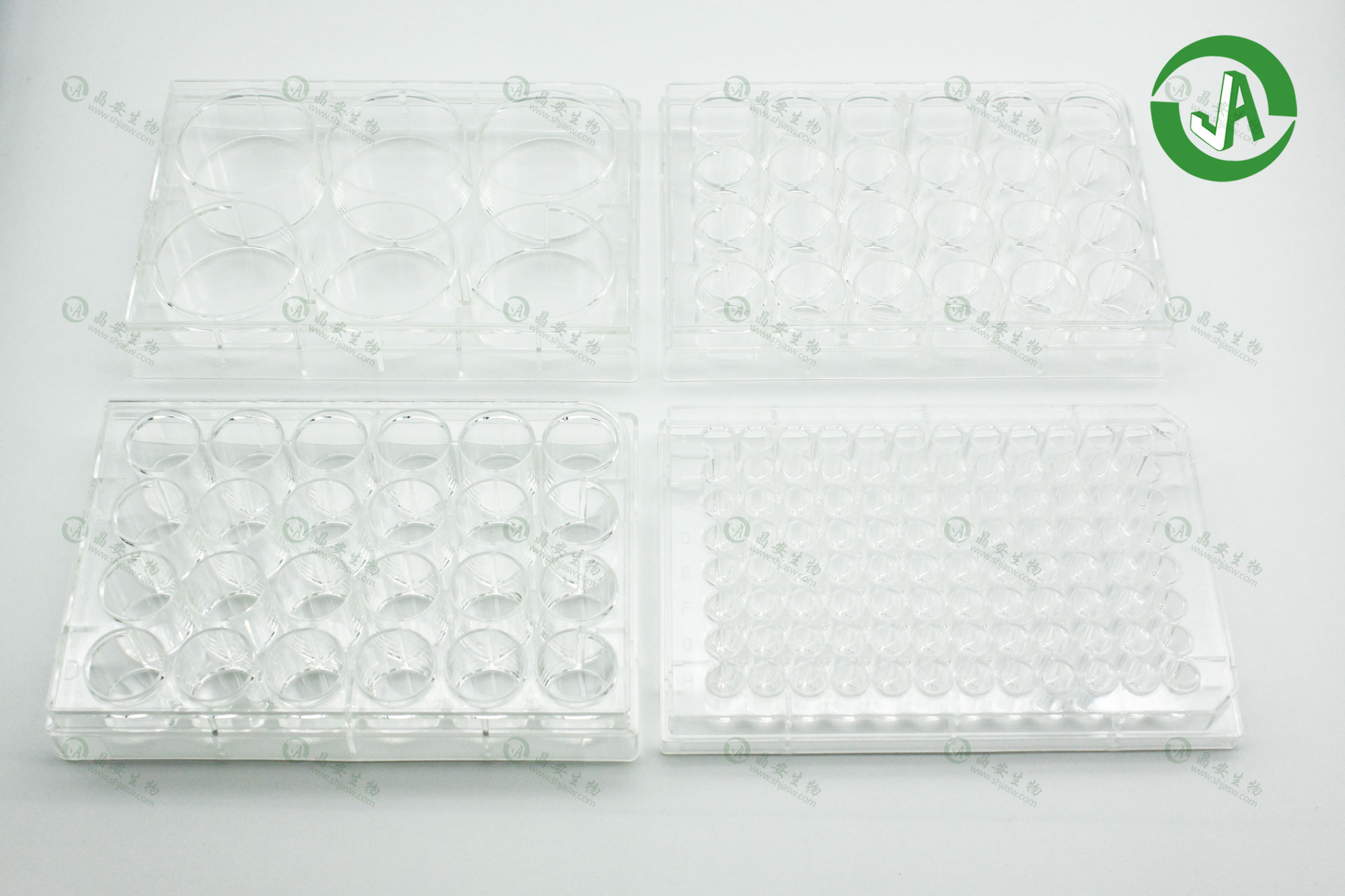 晶安生物V底U底96孔超低吸附处理细胞培养板