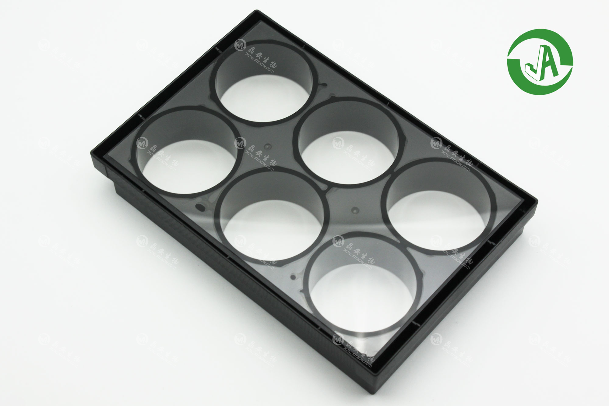 晶安生物24孔高成像专用黑色玻璃底微孔板